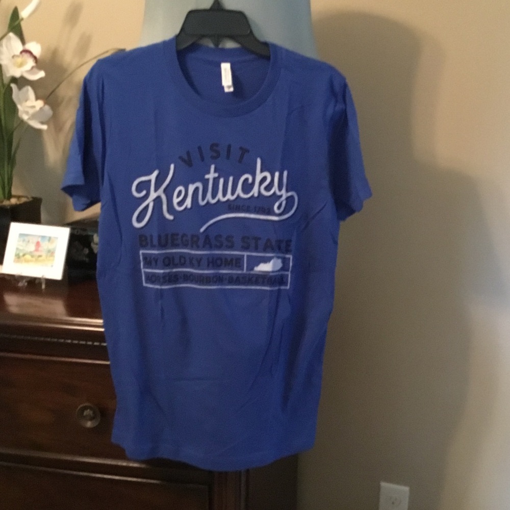 Bella Canvas-NWOT-Women’s Visit Kentucky Graphic Tee - Royal Blue
